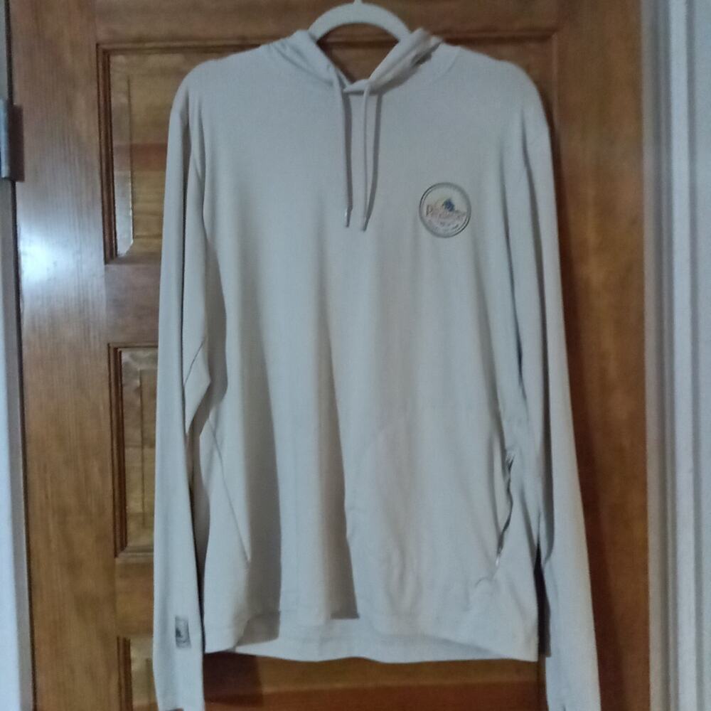 Pendleton Men's Medium Cream Long Sleeve Surf Hoodie Pullover Sweatshirt